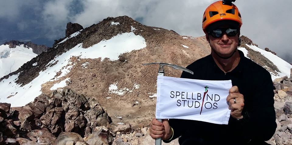 Geoff at the summit of Mt. Shasta